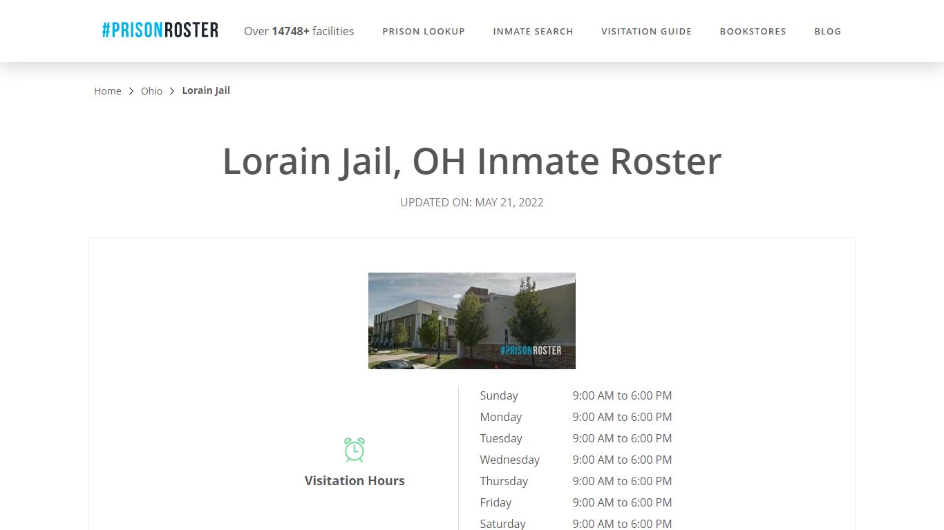 Lorain Jail, OH Inmate Roster